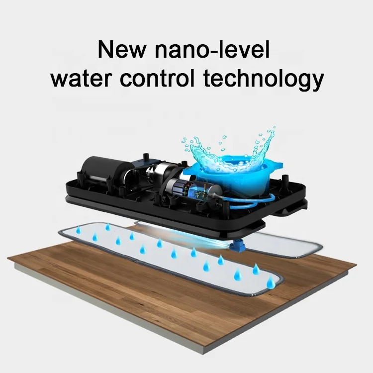 New invented electric mop for cleaner spray water