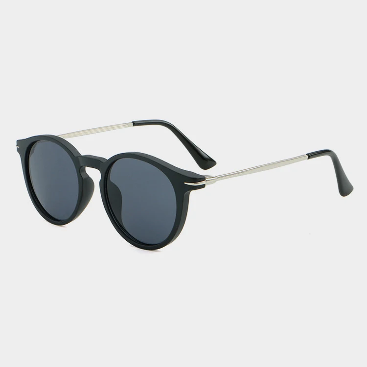 Factory UV400 custom logo sun glasses men women Retro Classic Round sunglasses 2024