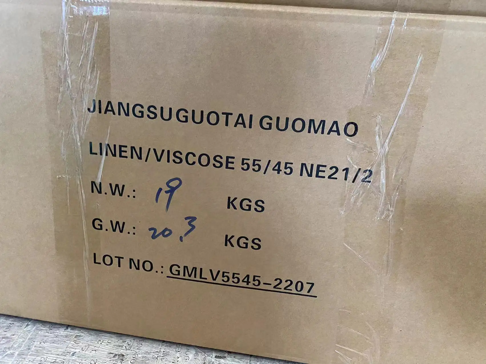 Лидер продаж льняная пряжа NE21/2 лен/вискоза 55/45 для вязания