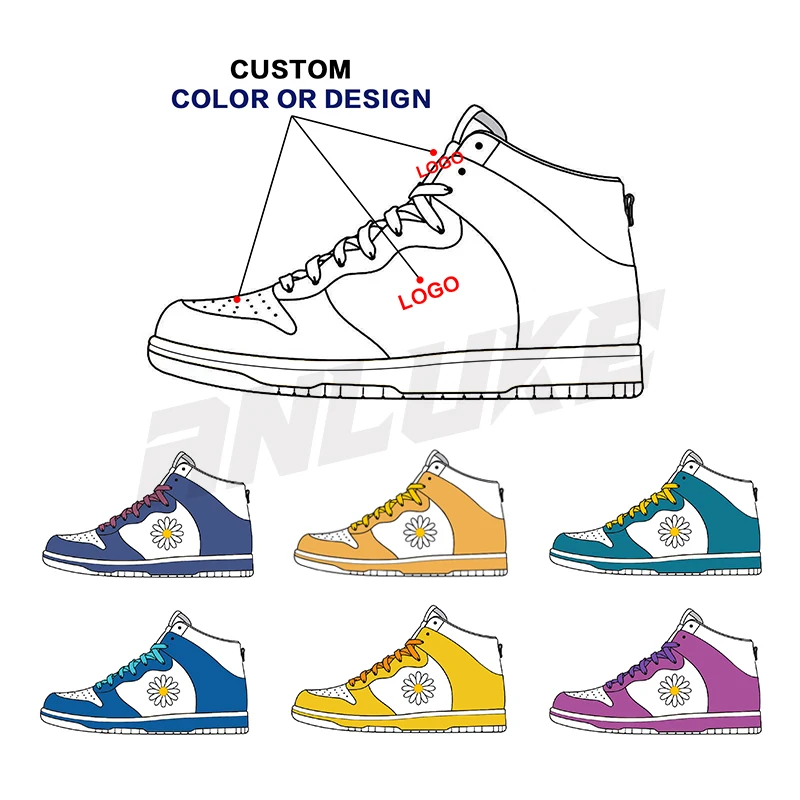 Custom Brand Women Sneakers SB Dunks Sports Customized Low Top Aj Retro Basketball Shoes