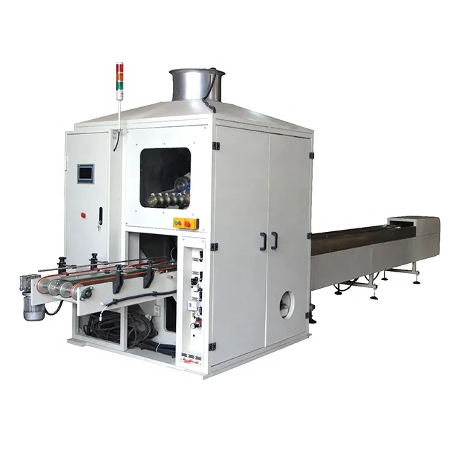 Automatic Soft kitchen towel toilet roll paper cutting machine two channel log saw cutter