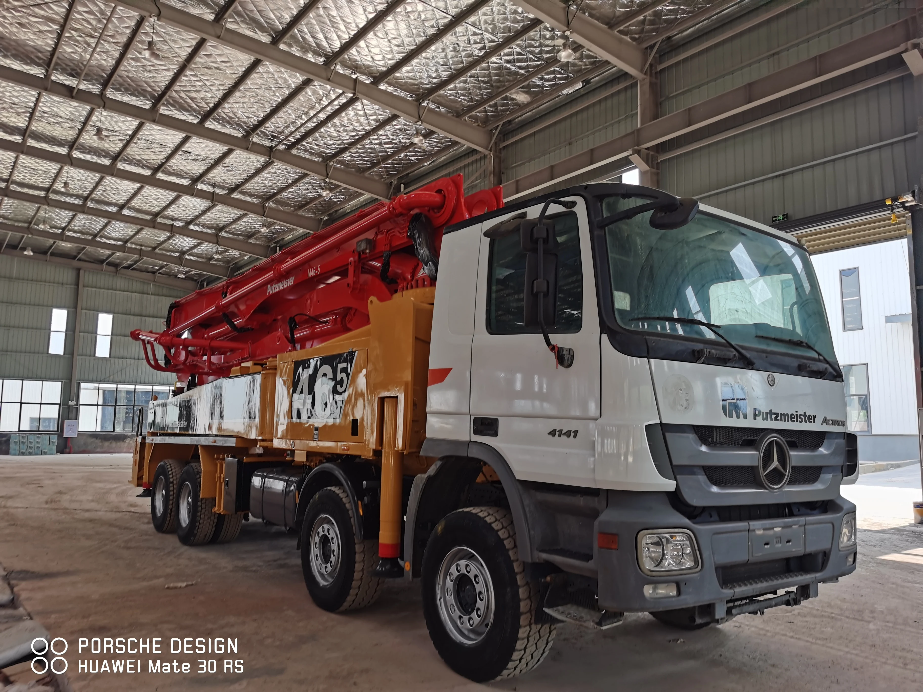 HOT SALE China Trade M47-5 meter Refurbished Pump Used putzmeister Diesel Cement Concrete Pump Truck PUTZMEISTER M46-5RZ