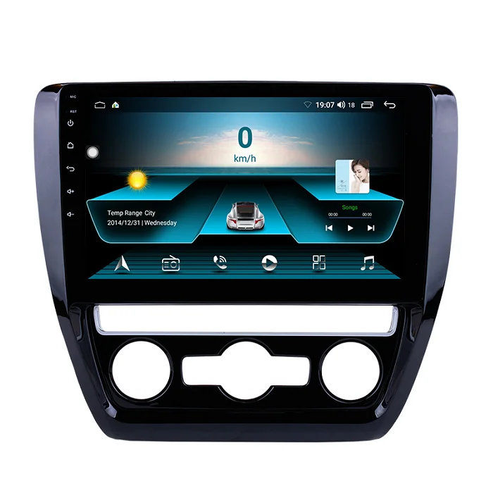 For Vw Sagitar 2012 10Inch Car Interior Accessories Android Auto Dashboard Frame For Car Radio Navigation Panel