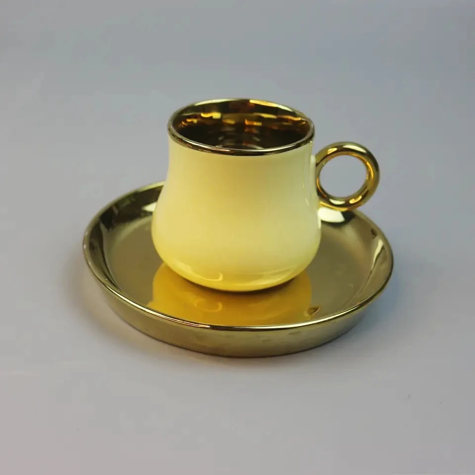 Производитель поставляет индивидуальный логотип воды эспрессо кофе чай бамбуковая основа керамическая чашка