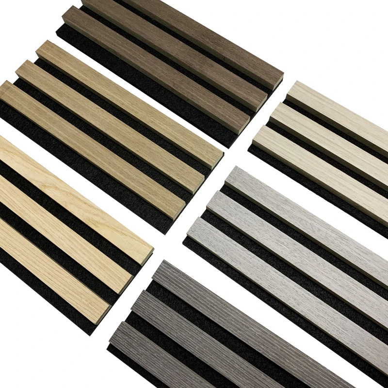 High Quality China Manufacture PET Acoustic Wood Panels  2400*600