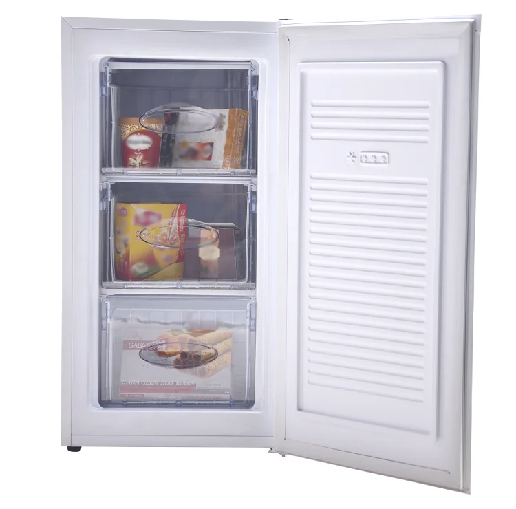 
Table top freezer 88 Liter colorful large fridge larder single door refrigerator handle BD-88C for home and hotel 