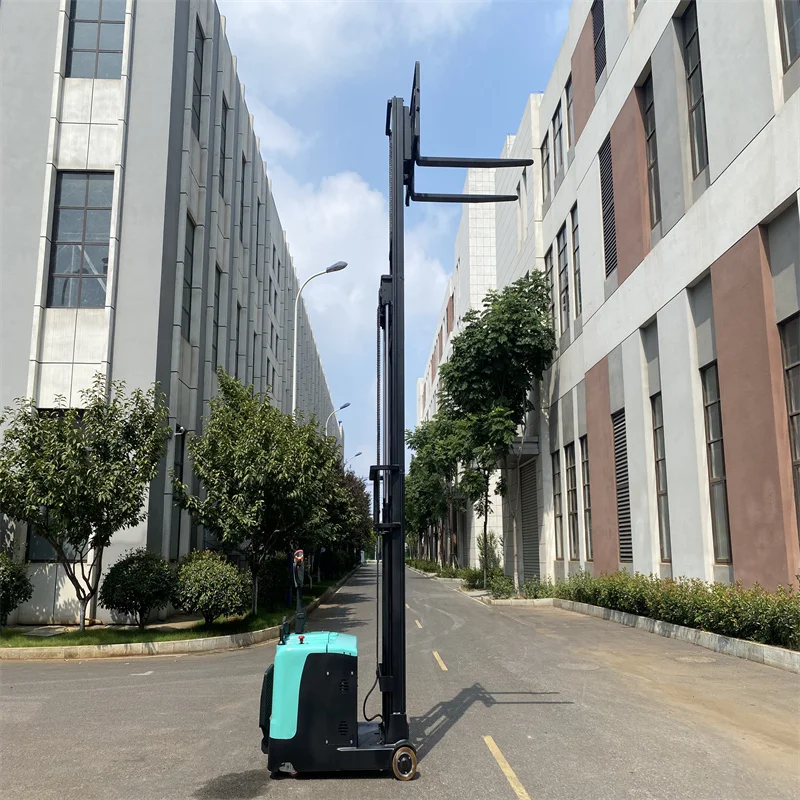 High Quality 1.2 1.5 1.6ton Lifting Platform Mini Counter Balanced Electric Stacker