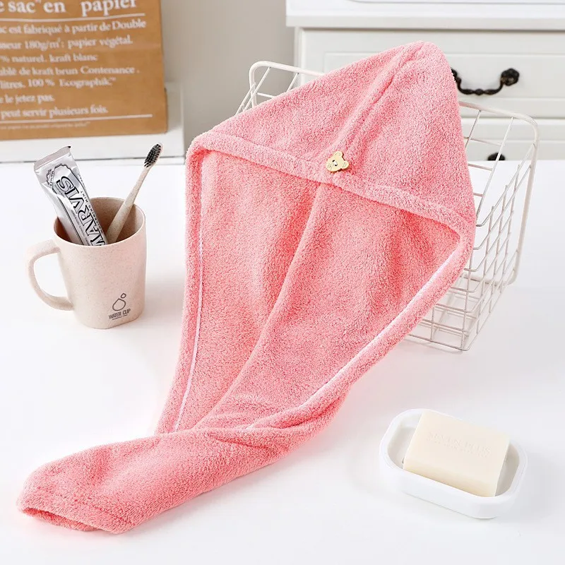 Custom Logo quick drying microfiber personalized hair towel hair drying microfiber towel