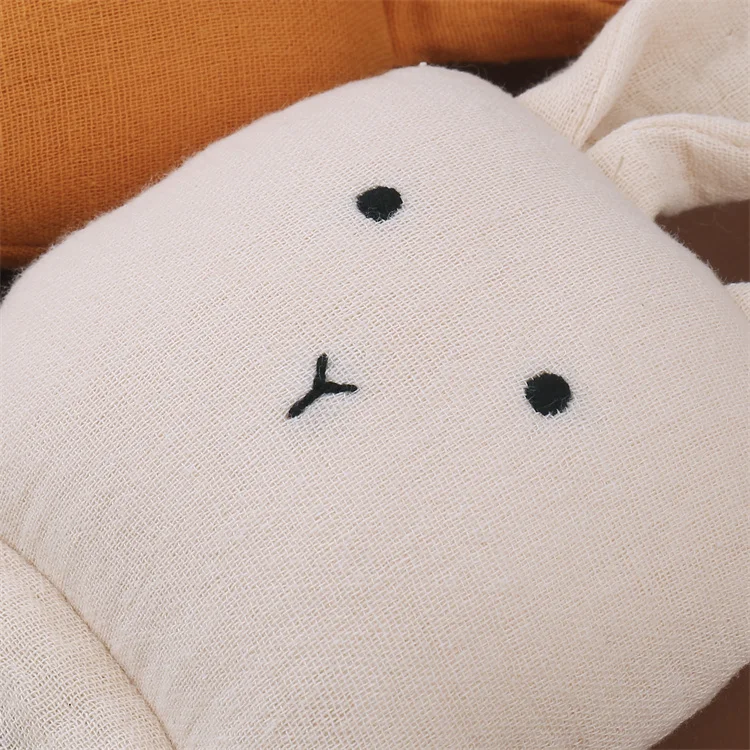 Муслиновое полотенце одеяла для детей одеяло душа набитый кролик успокаивающее детское животное Лидер продаж 100% хлопок 50 шт.