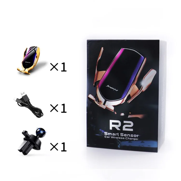 
R2 Phone Holder 10W Car Wireless Charger Holder 10W Wireless Charging Car Mount Fast Qi Wireless Car Charger 