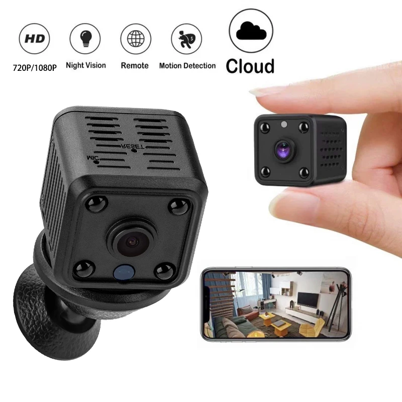Kadonio WiFi Security Ip Camera Motion Activated P2P Tuya Camera Night Vision Mini Network Camera