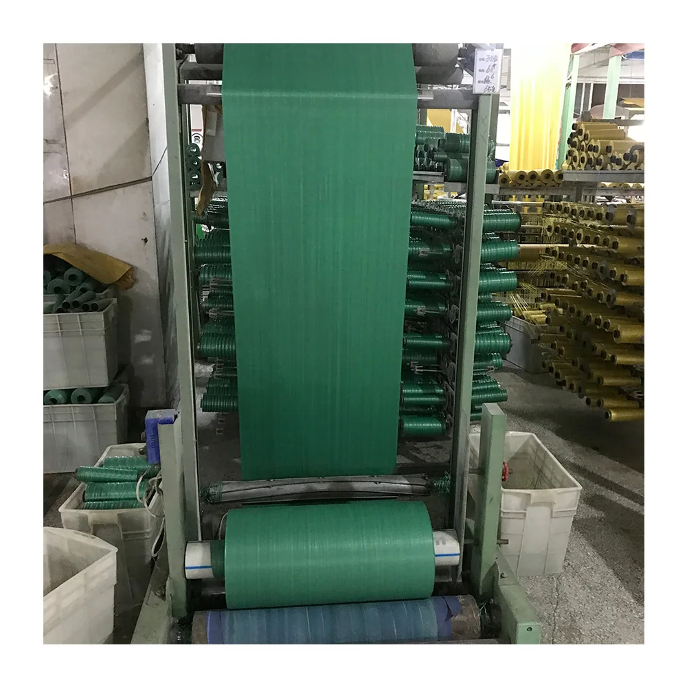 Полипропиленовый тканый мешок pp, поставщик тканевых сумок, рулон ткани желтого цвета