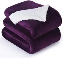 Теплое Двухслойное Фланелевое шерпа Флисовое одеяло на заказ