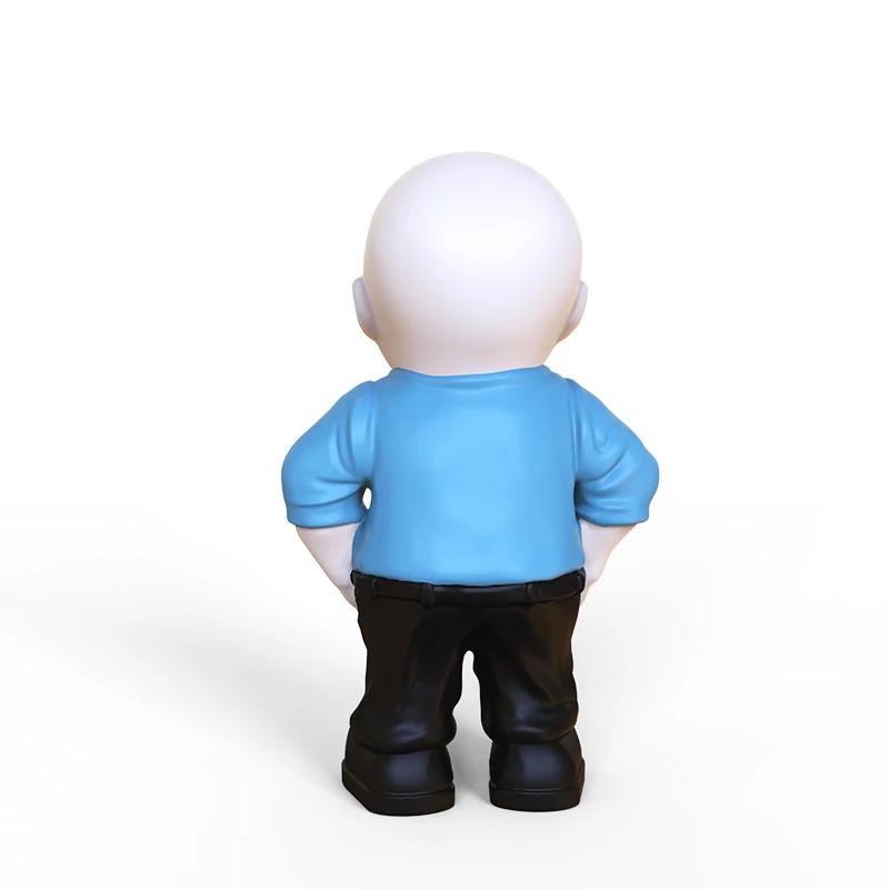 Personalized resin craft home decoration unique cute figurin custom mini 3d action custom cartoon toy figurine