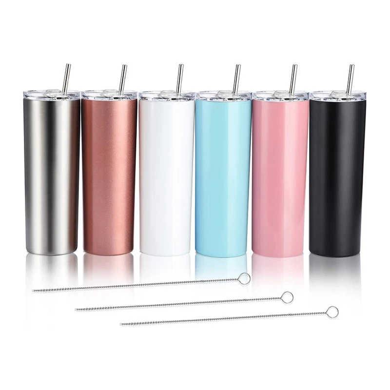 Sublimation stainless steel skinny mugs thermal tumblers cups in bulk insulated coffee mug