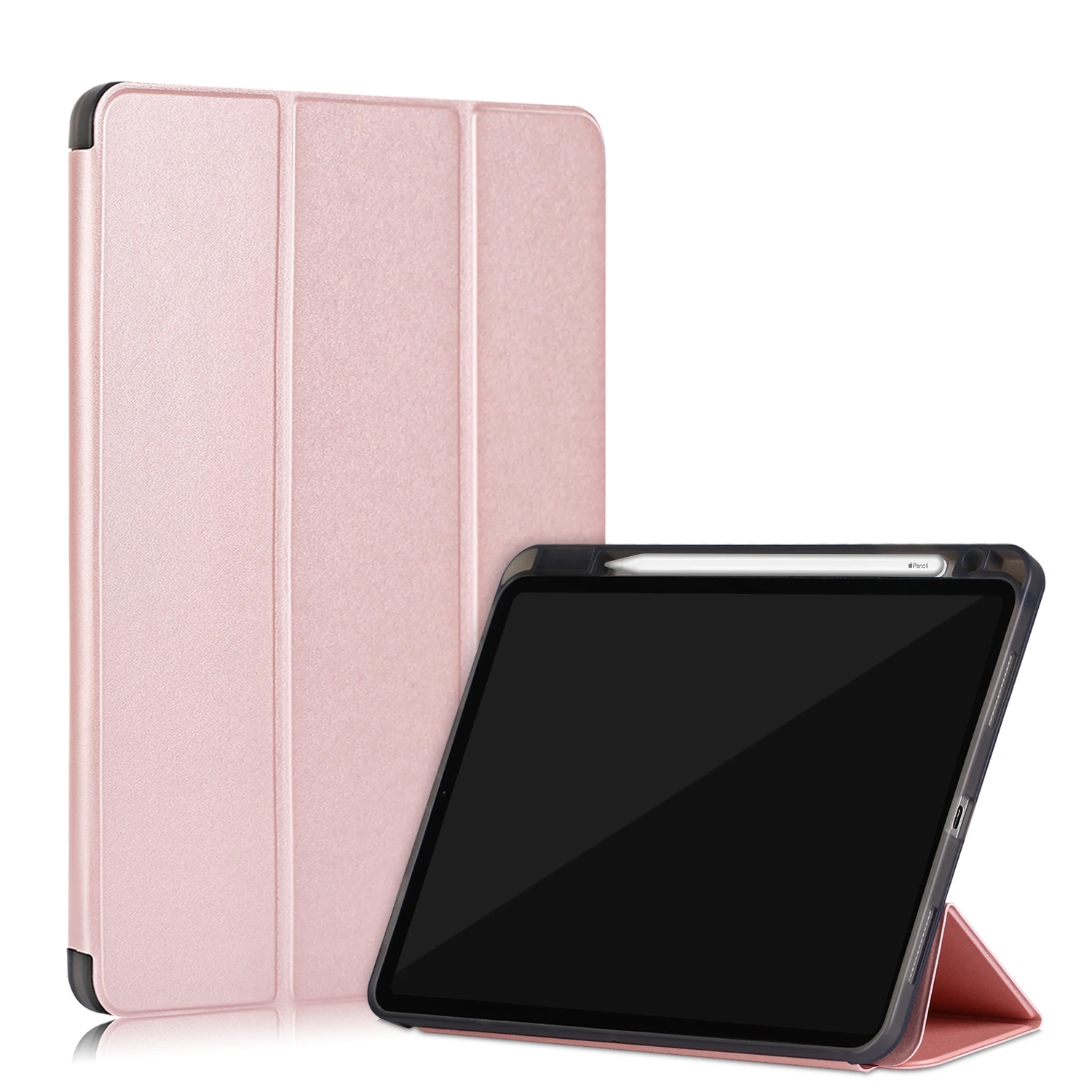 2020 New PU Leather Case for iPad Pro 11 Tablet Cover With Pencil Holder