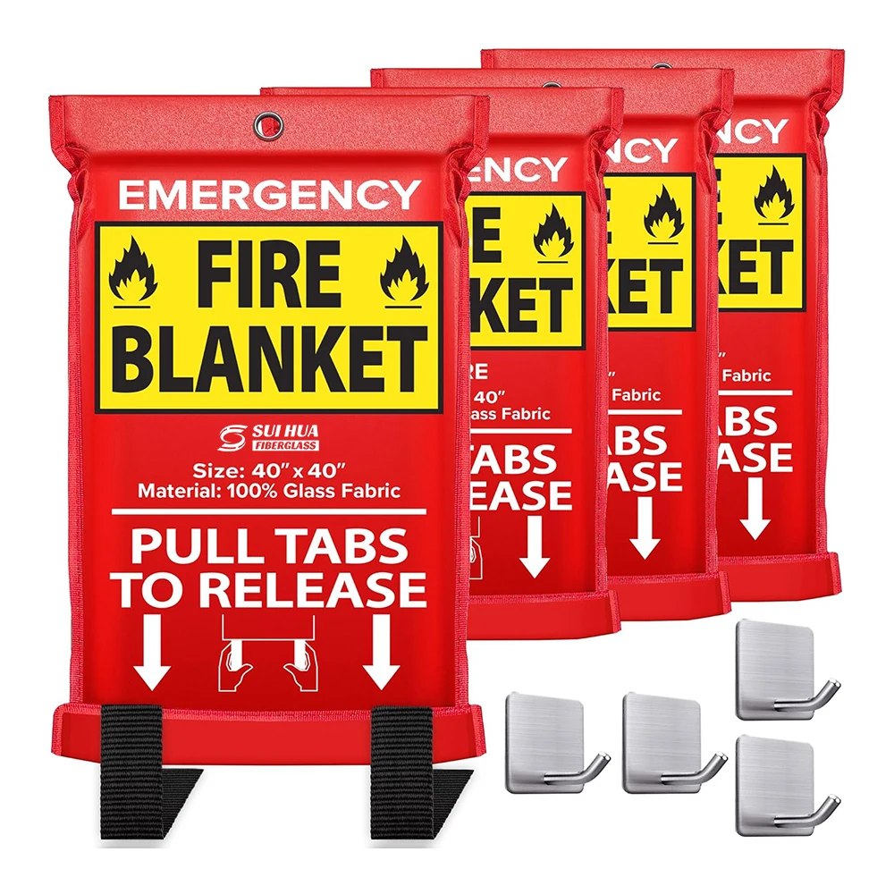 Factory Wholesale Price Premium Fire Protection Heat-Resistant Fiberglass Blanket for Welding Kitchens