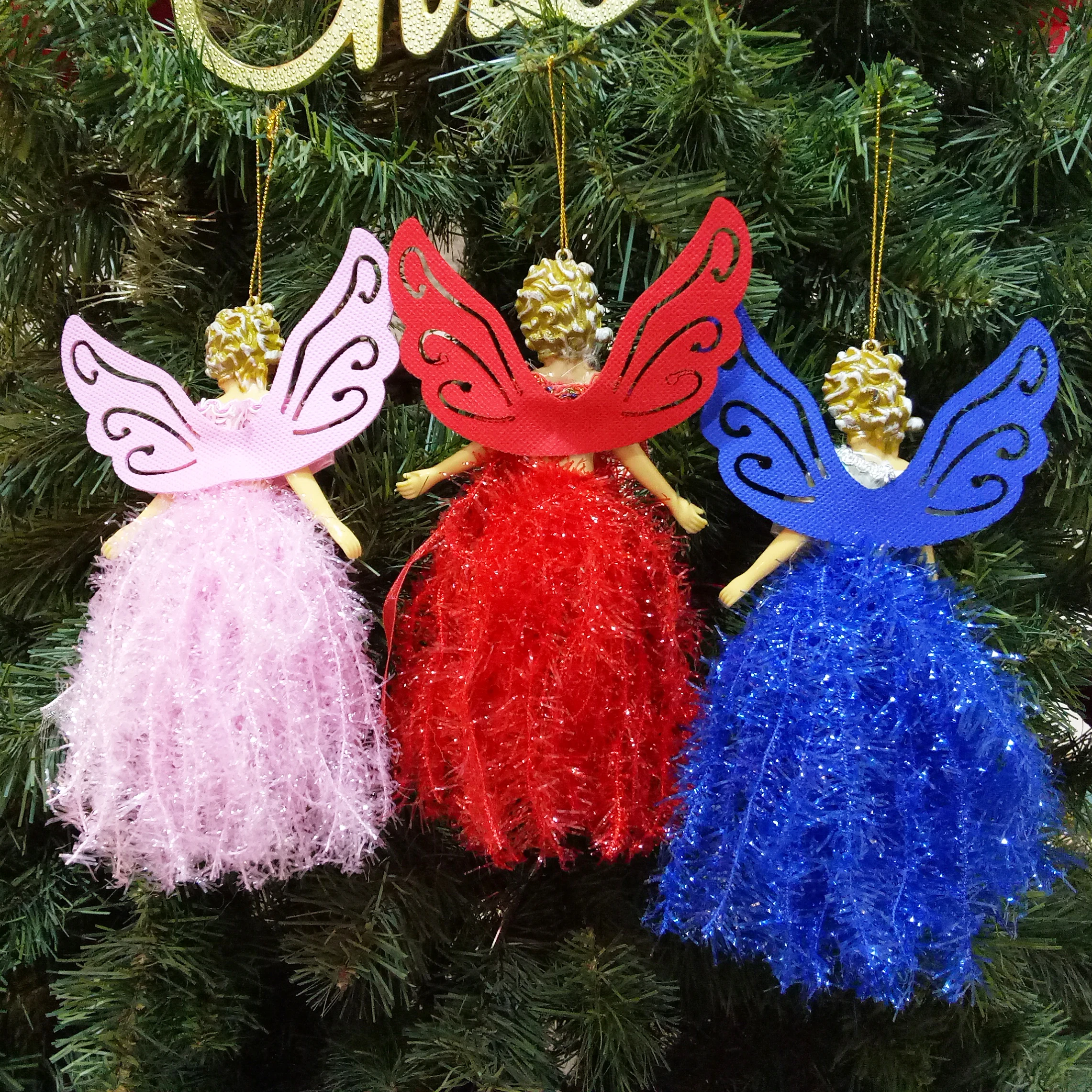 New fairy angel pendant birthday gift for Christmas angel tree topper decoration