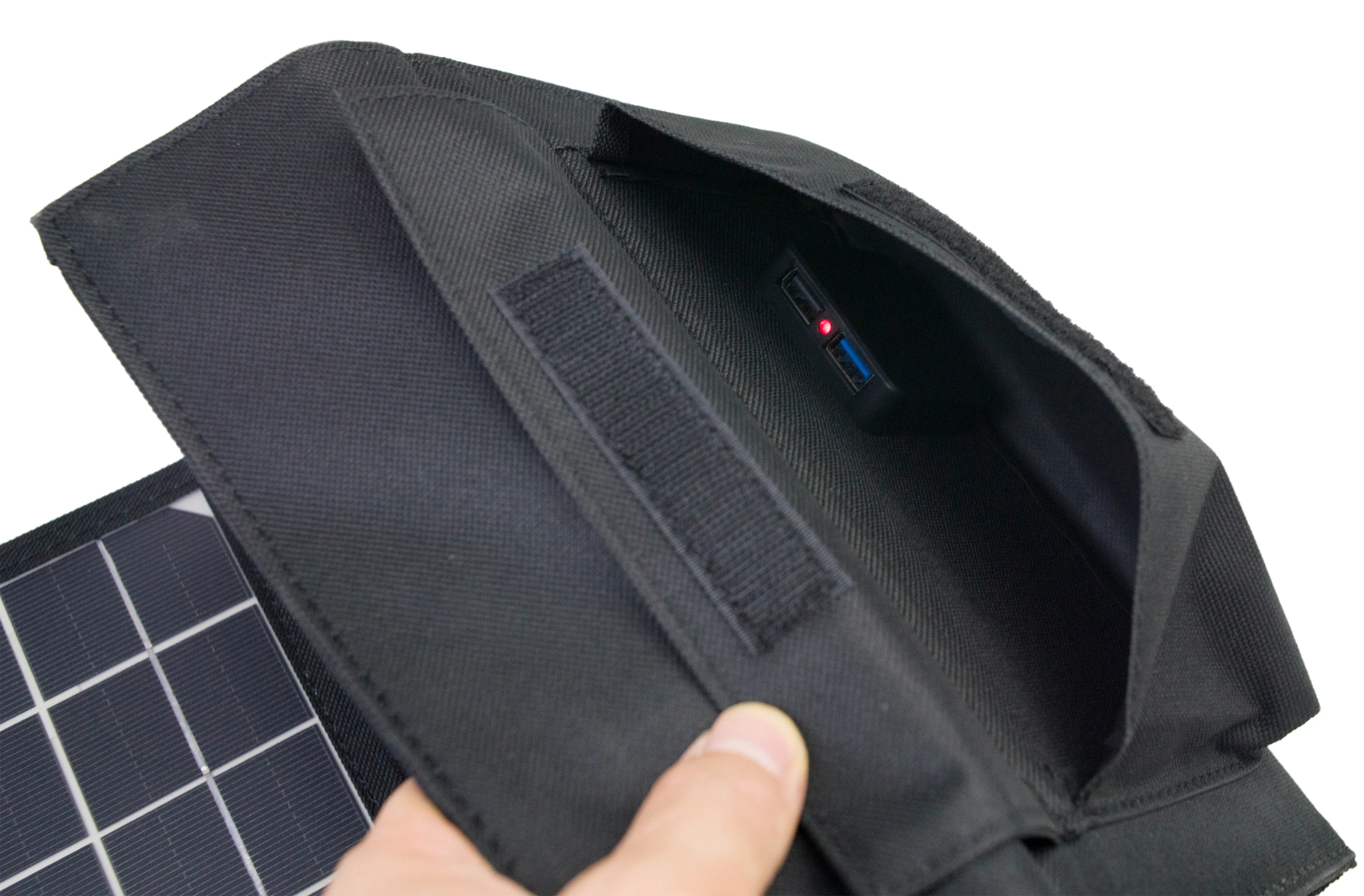 Good Quality 21W monocrystalline solar panel flexible outdoor scenes foldable solar panel for Hiking camping mobile phone