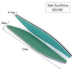 High Grade Quality custom personalized printing Nail file Korea origin Wear-Resistant Sandpaper Green Washable Nail file
