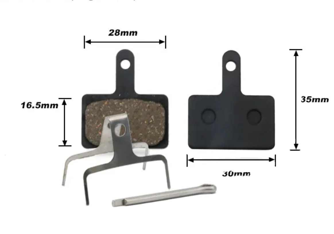 RIDERACE MTB Bicycle Disc Brake Pad Hydraulic Disc Brake Pads Semi-Metallic Resin Cycling Brake Pads For SHIMANO SAINT QUADIEM