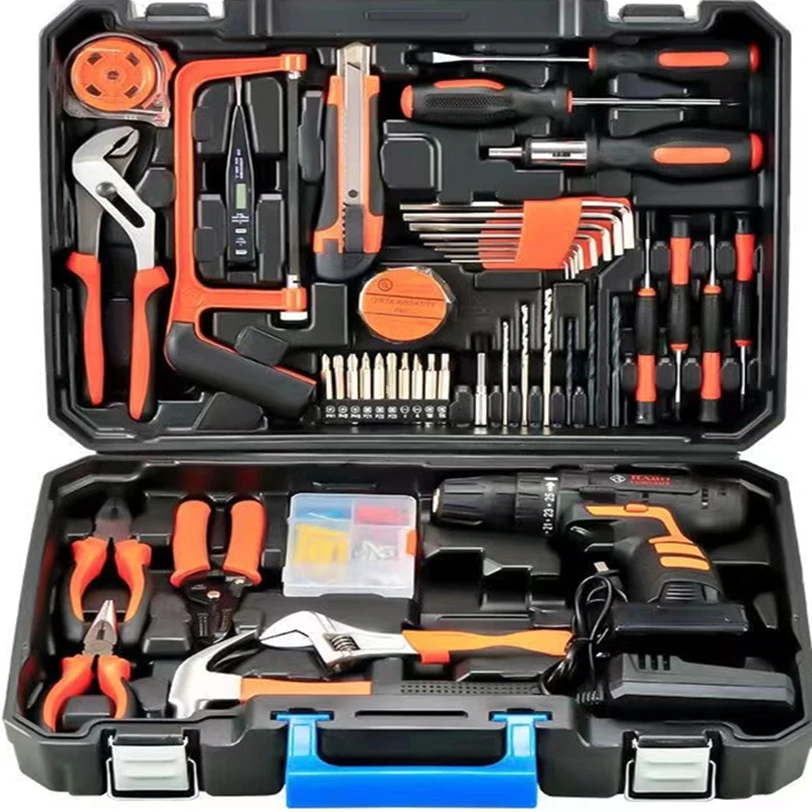 Wholesale custom high-quality wrench socket set electric drill tool set