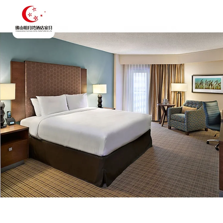 
Бюджетная деревянная мебель для отеля, комплект для спальни 