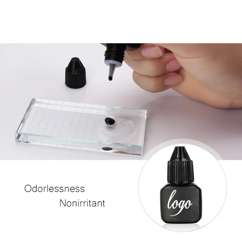 Lady Black Glue 10ml for Eyelash Extensions Professional Eyelash Glue Made in Korea for Sale Good Quality