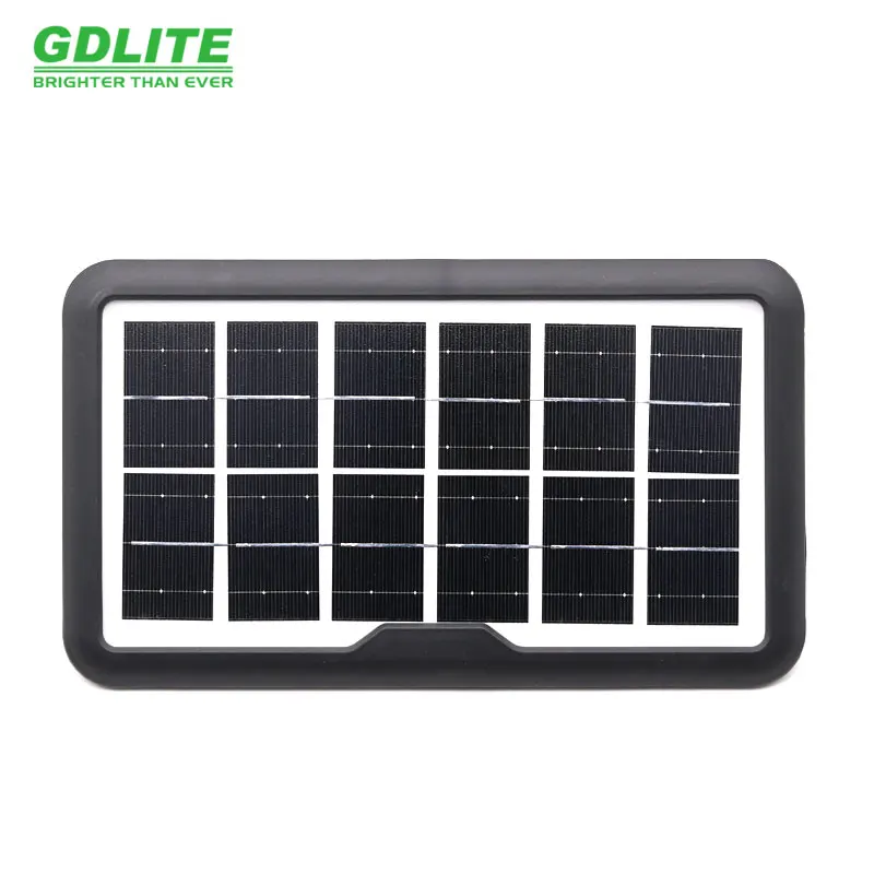 Factory Favorable Price Gd-8017 Solar Lighting System with 3 bulbs and solar panel kits with phone charger