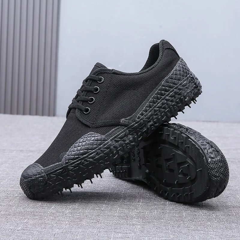 Working Training Hiking Agriculture Field Work Camouflage Black Green Shoes