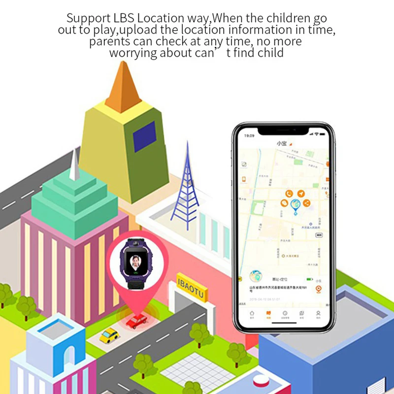 OEM ODM Low price Cheap wholesale Q19 Smartwatch Camara Montre Reloj Inteligente Ninos GPS Kids Q19 Smart Watch