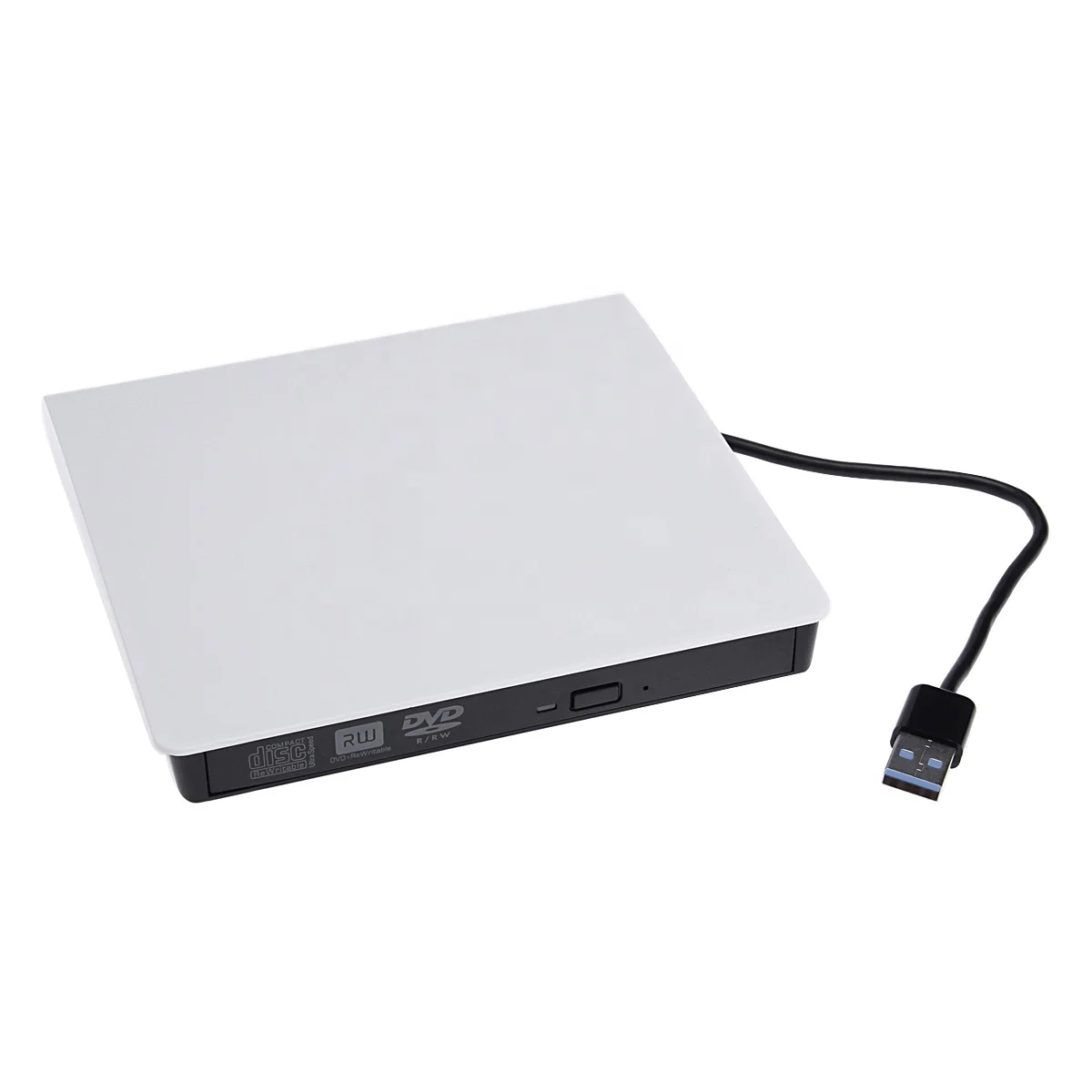 China factory Transfer USB 3 0 Portable CD DVD RW Burner Slim DVD CD Writer Player dvd storage box