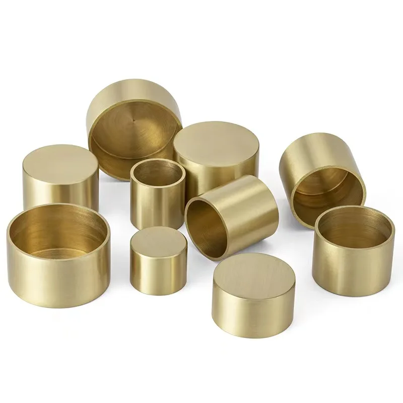 Wholesale Brass Sofa Leg  Covers Chair Cups Furniture Leg Tube Protector Table Feet Cover