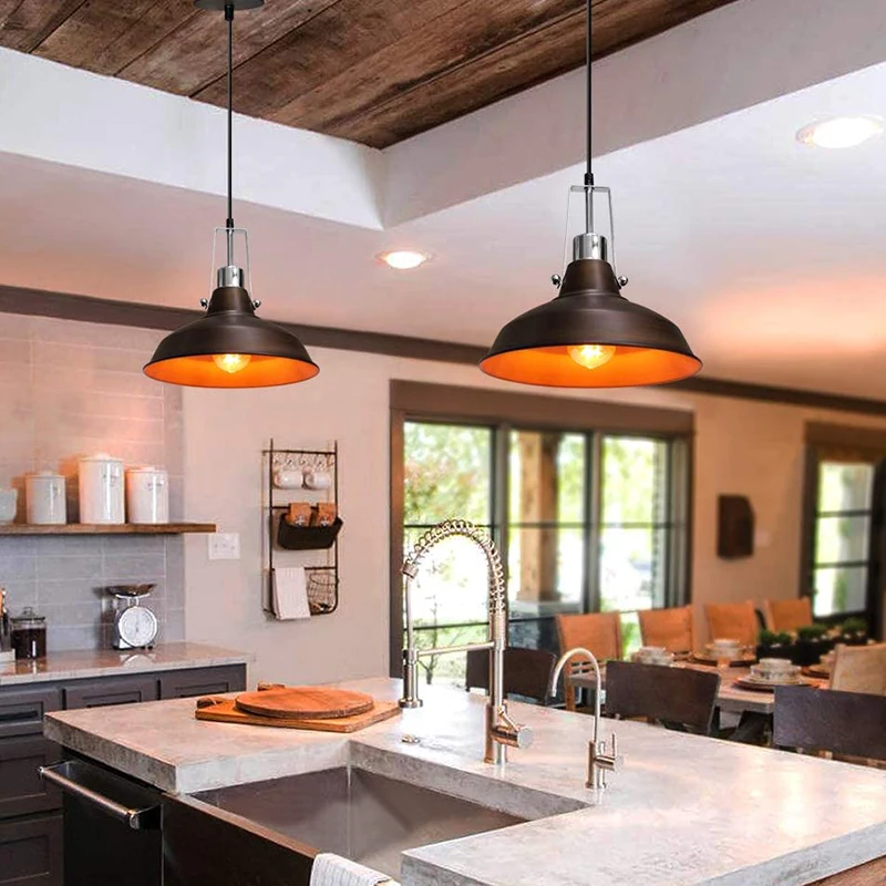 Industrial Retro Barn Pendant Light Metal Lamp Shade