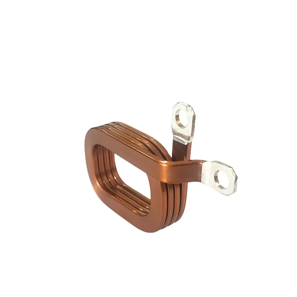 air coil flat copper wire inductor coil Photovoltaic inverter coil