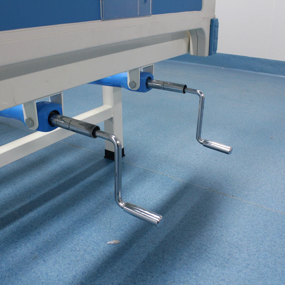 Hospital Bed 2 Functions Manual  Two Cranks Manual Patient Nursing With Cheap Price Multifunction Adjustable Paramount Bed