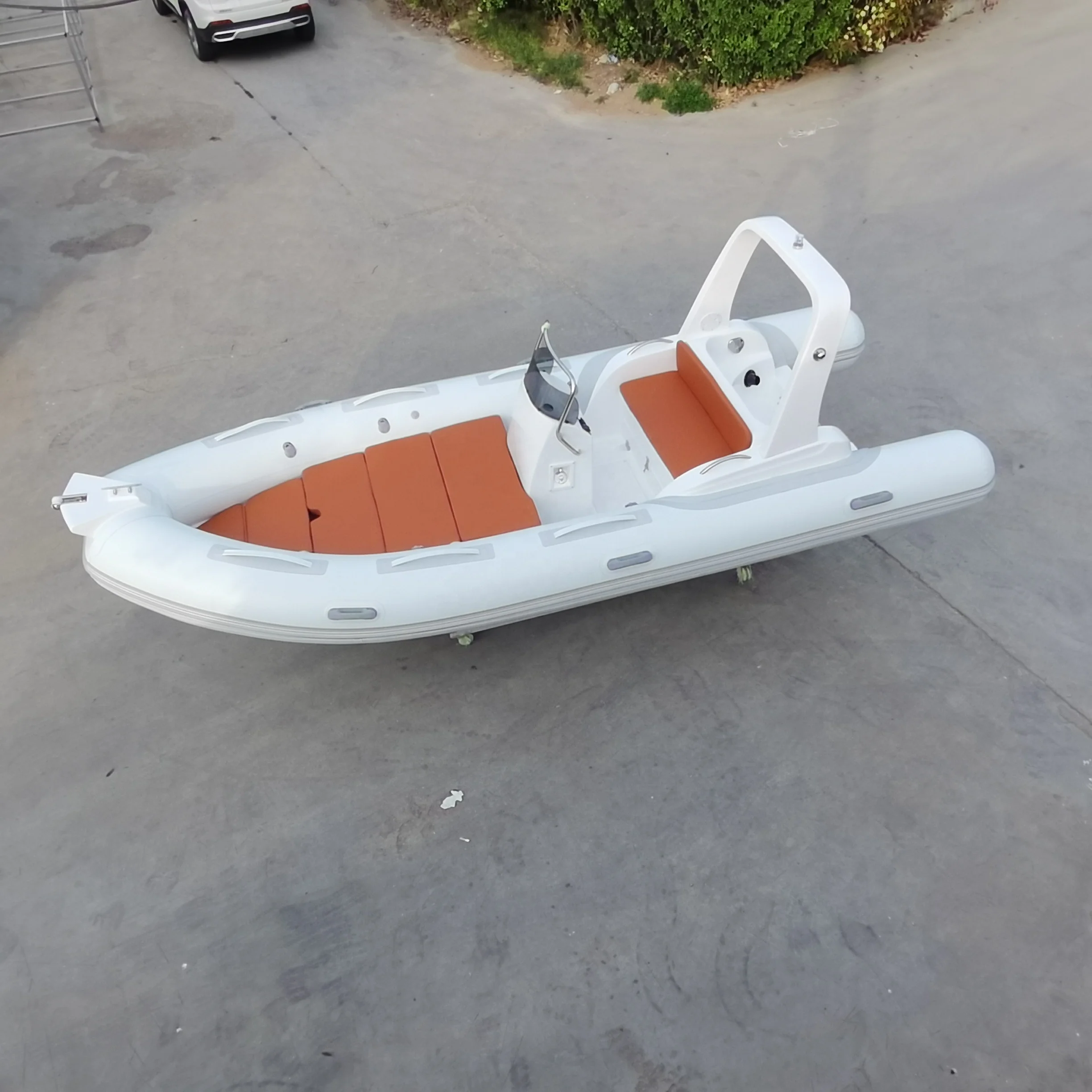 RIB Boat RIB520 Ce Fibreglass Inflatable Boat For Entertainment