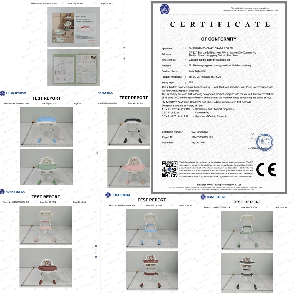 Cheap portable baby high chair table 3 in 1 rest food eattingt booster restaurant eating dining feeding high baby chair