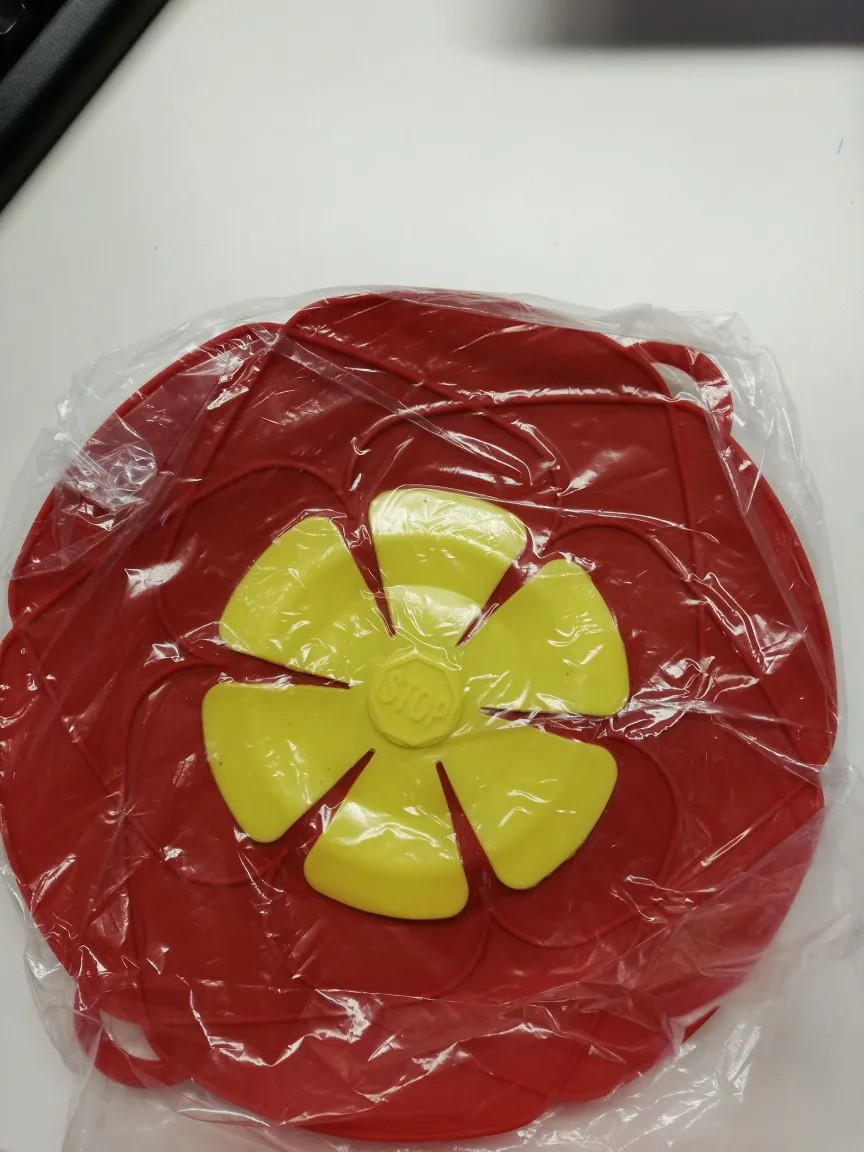  Multifunctional Flower-shaped Water-proof Steaming Silicone Splash-proof Pot Cover For Household