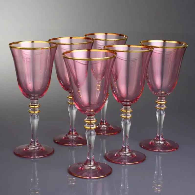 Luxury Designed Retro Vintage Bohemia Turkish Moroccan Wine Glass