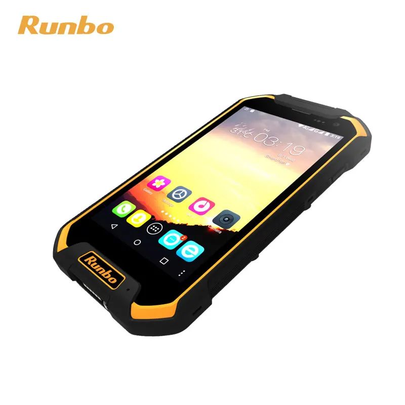  Runbo F3 4G LTE/ Wifi/ BT /GPS 5 дюймов прочный КПК RFID NFC IP67 IP68 водонепроницаемый