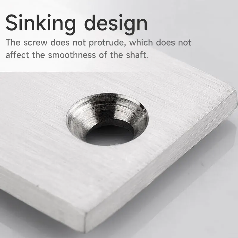 360 Degree Revolving Cabinet Wardrobe Storage Cabinet Door Heavy Duty Up and Down Hinge Stainless Steel Pivot Hinge