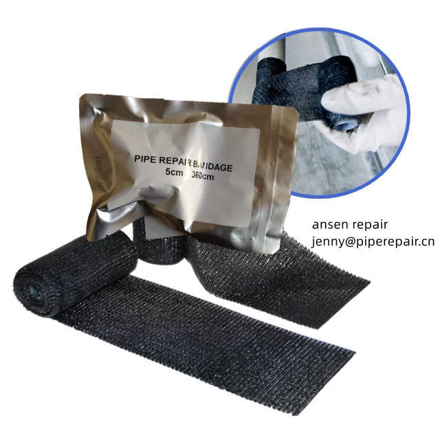 Quick emergency repairs of pipes Steel Epoxy Putty  Pipe Repair Kits Water activated fibreglass bandage