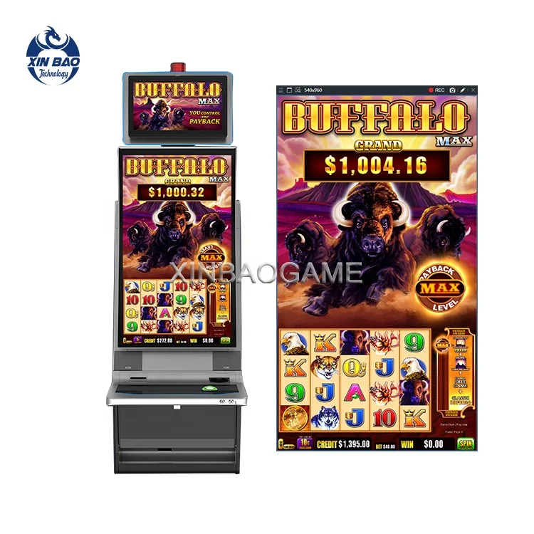 The Newly Launched Arcade Buffalo Slots game Buffalo MAX  Slots machine board in market