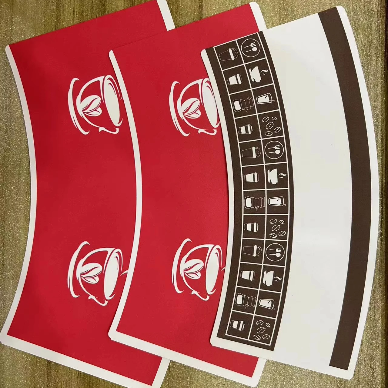 Customized PLA/PE food grade C1S/C2S custom Cupstock Paper Cup Fan 150-350gsm paper coated paper