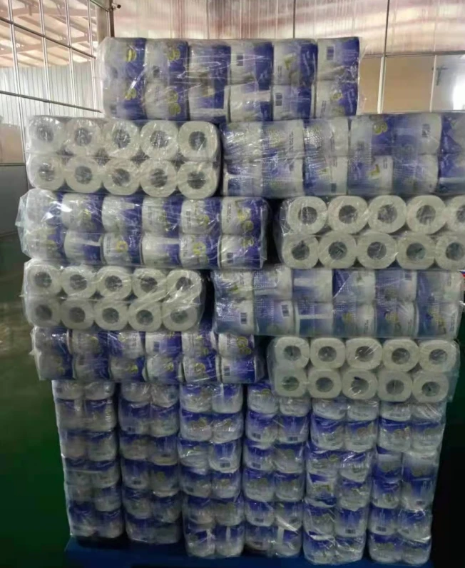 Custom Logo Natural Color/White/Custom Virgin Wood Pulp Standard Roll Toilet Tissue Rolls Paper