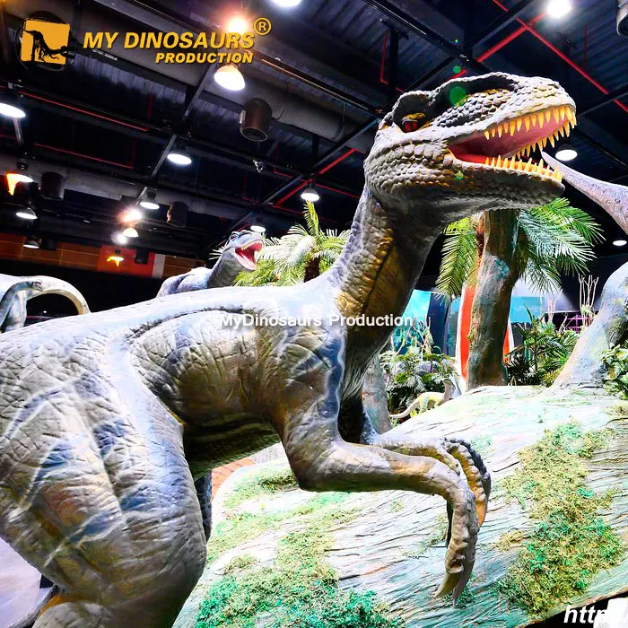 MY DINO Amusement Park Animatronic Dinosaur Interactive Velociraptor