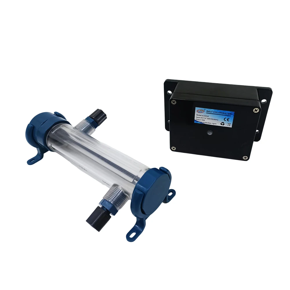 Pool salt machine sodium hypochlorite generator equipment automatic cleaning device