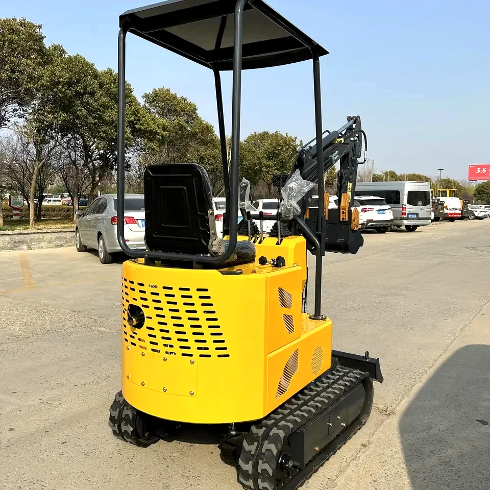 CE/EPA excavator 0.8ton 1 ton 1.2 ton mini bagger digger machine farm crawler excavator mini for sale