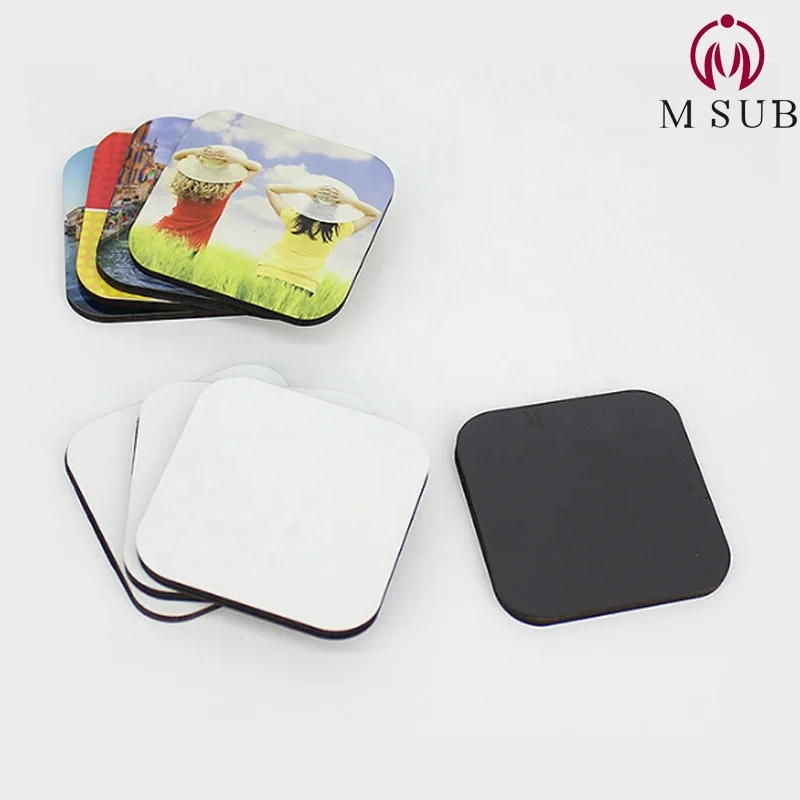 
different size customized print sublimation mdf fridge magnet 